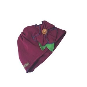 Matilda‎ Jane Paint by Numbers Cyrus Beanie Hat Girls M L Purple Flower